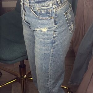American Eagle Outfitters High Rise Light Blue Jeans